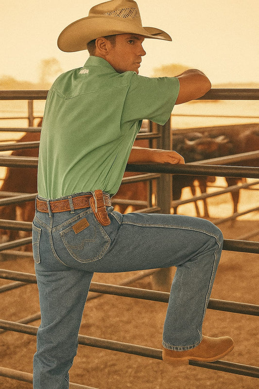 WANGLER BRAND MENS JEANS [original leftover export article]